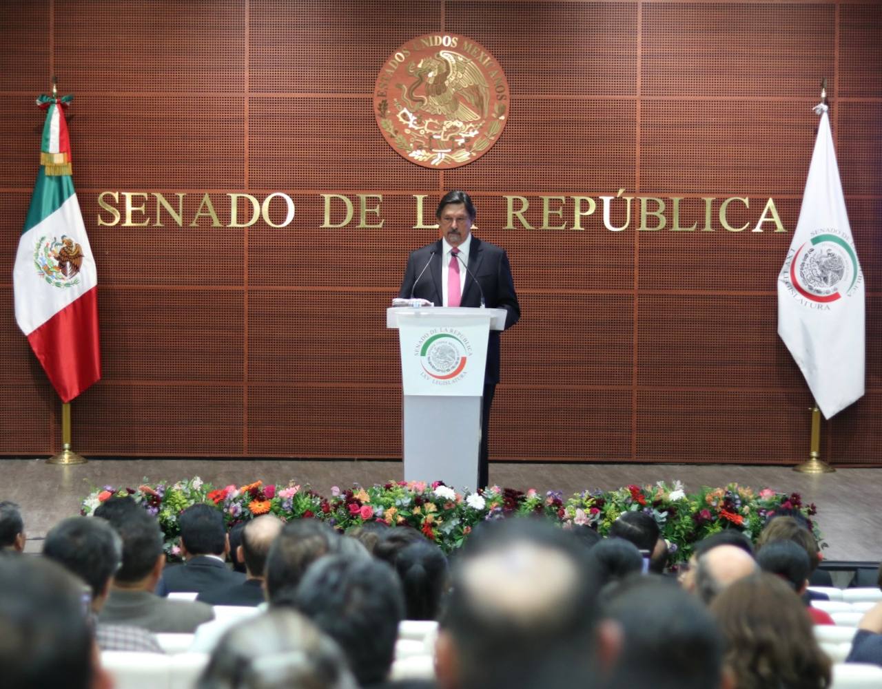 Celebran 5° Informe de actividades del senador Napoleón Gómez Urrutia en el Senado de la República