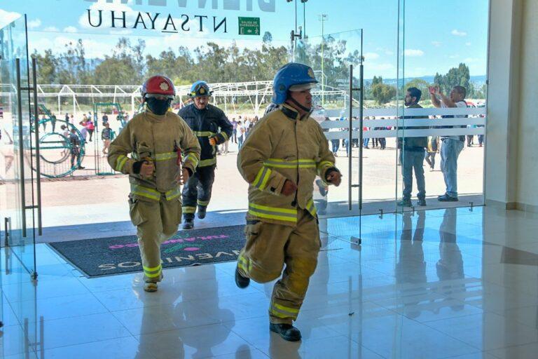 Disminuyó un minuto, el tiempo de evacuación en presidencia 