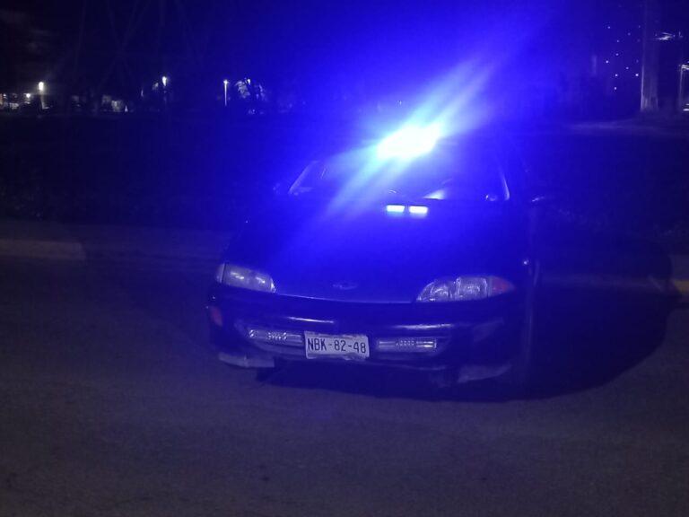 Aseguran policías municipales vehículo utilizado para asaltar Aseguran policías municipales vehículo utilizado para asaltar