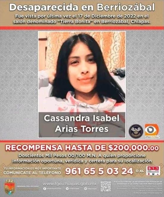Ofrecen recompensa para localizar a madre desaparecida en Chiapas Ofrecen recompensa para localizar a madre desaparecida en Chiapas