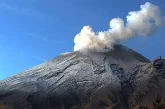 Captan explosión en el Popocatépetl este jueves