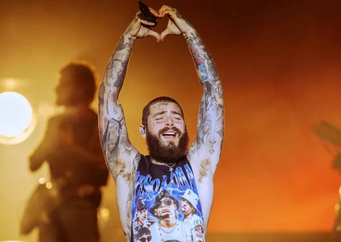 Post Malone cierra su paso por AL con concierto en México