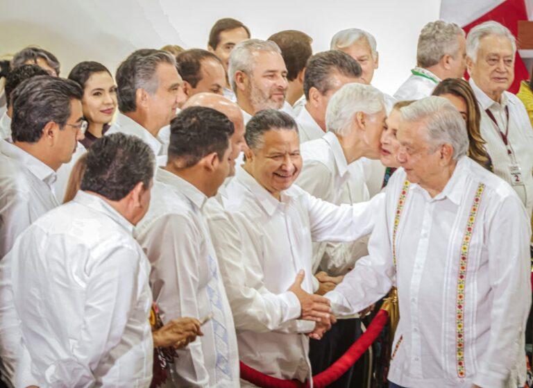 Reducción de la pobreza en Hidalgo: destaca AMLO en el Quinto Informe Gobierno