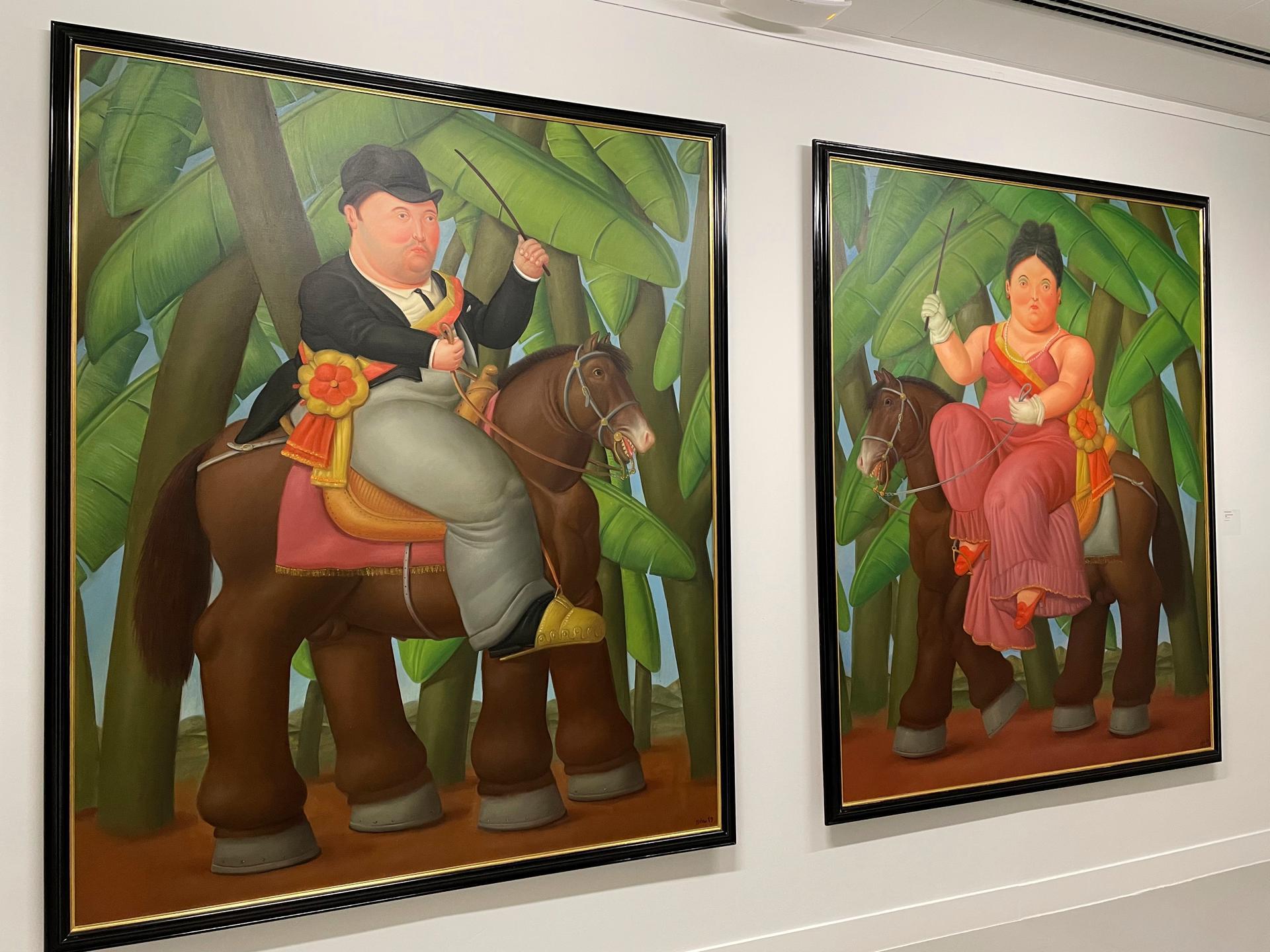 Los hijos conservarán la colección privada de obras de Fernando Botero