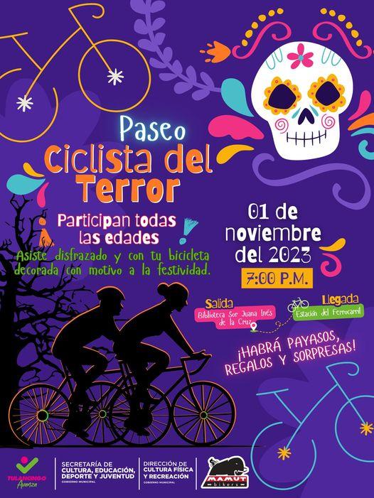 Realizarán Paseo Ciclista del Terror Realizarán Paseo Ciclista del Terror