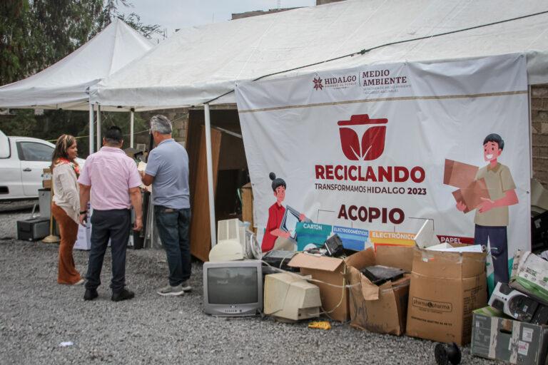 Inicia programa de acopio de residuos “Reciclando Transformamos Hidalgo”