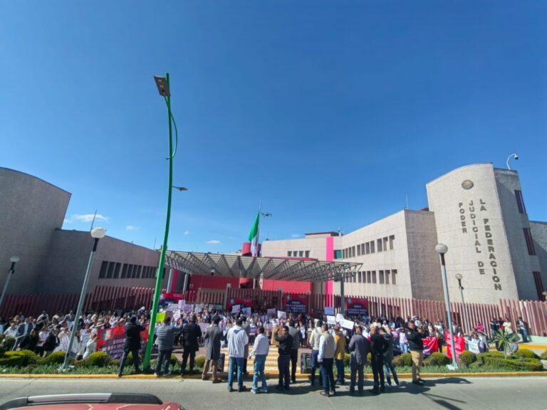 Trabajadores de la PJF se unen a manifestación nacional