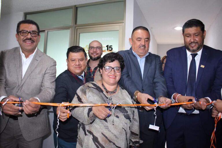 Inauguran unidad médica en instalaciones de la sección XV del SNTE