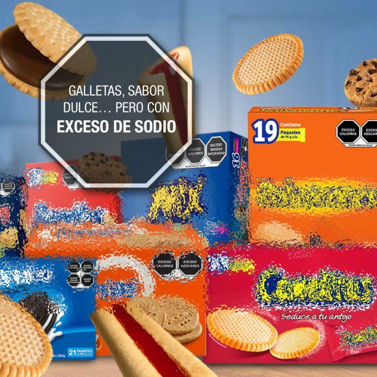 Galletas, sabor dulce, pero… con exceso de sodio