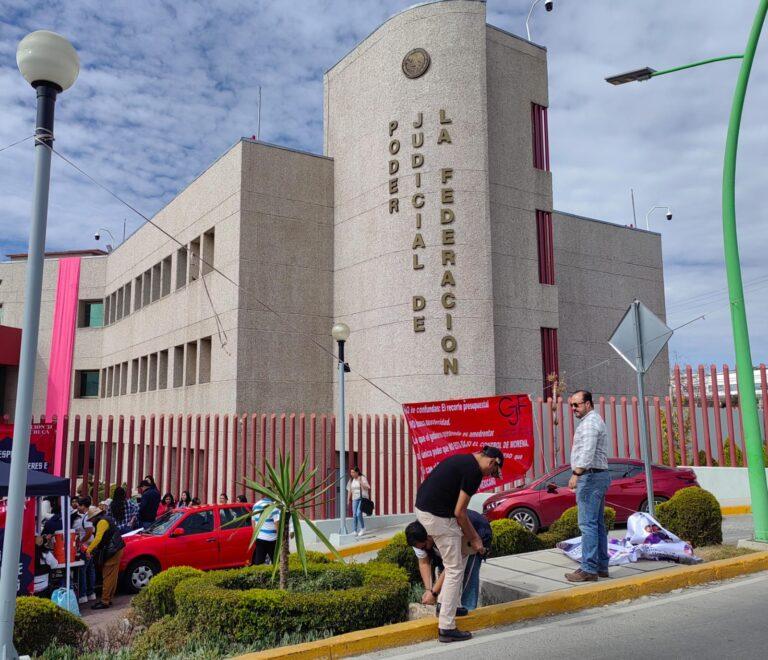 Marchan trabajadores del PJF Marchan trabajadores del PJF