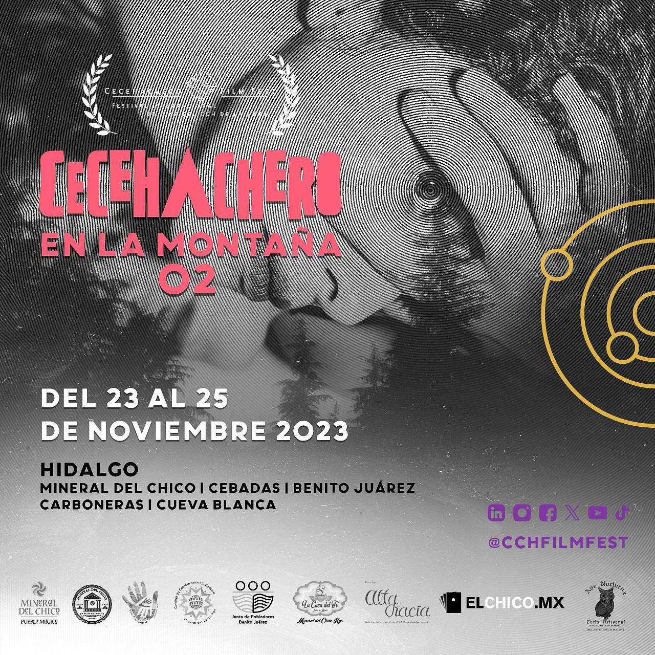 Mineral del Chico será sede del Festival Internacional de Cine del CCH de la UNAM