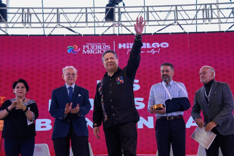Encabezó el gobernador la ceremonia de clausura de la 5ª Edición del Tianguis de Pueblos Mágicos Encabezó el gobernador la ceremonia de clausura de la 5ª Edición del Tianguis de Pueblos Mágicos