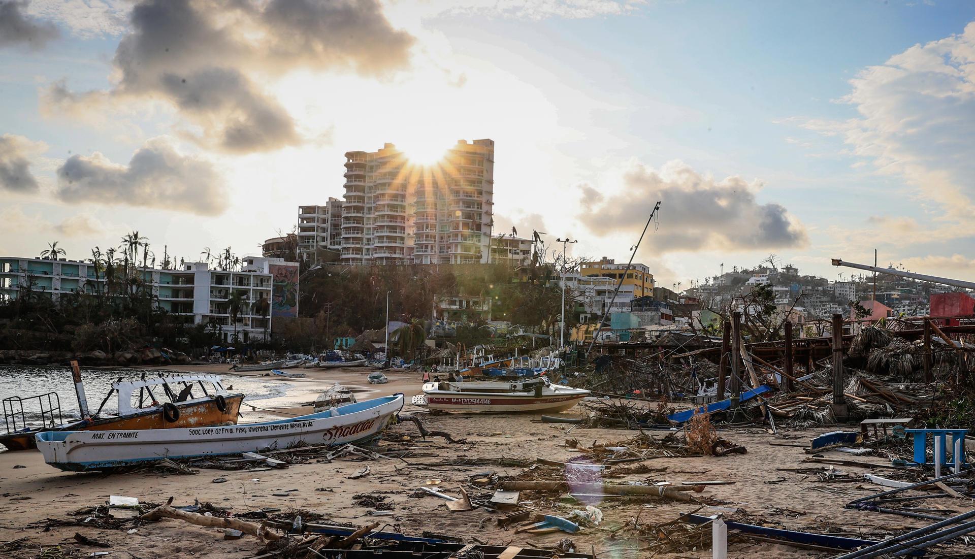 México estima más de 3.400 millones de dólares para las reparaciones tras el huracán Otis