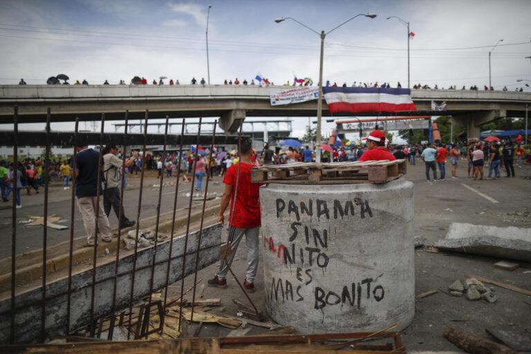 Transporte internacional en Panamá pierde 200 millones de dólares al día por las protestas