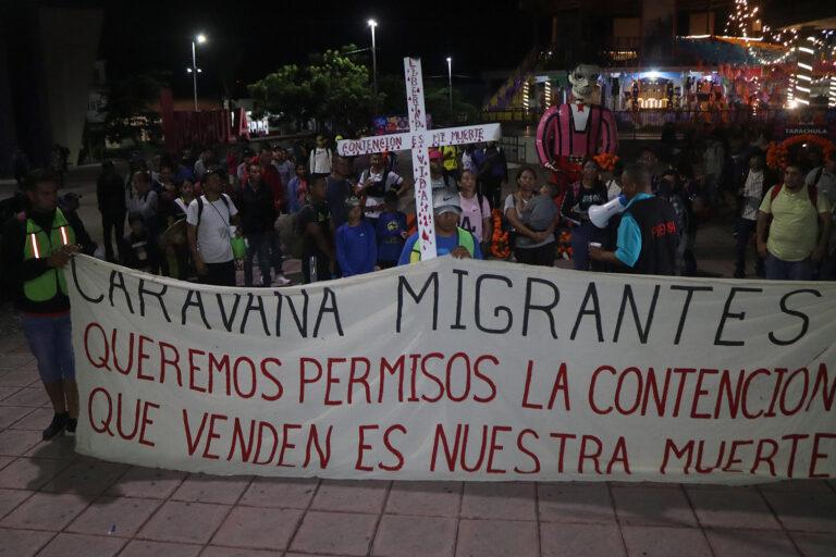 1.200 migrantes salen desde el sur mexicano para unirse a la caravana más numerosa del año