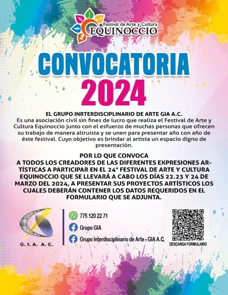 Realizarán el 24 Festival de Arte y Cultura Equinoccio 