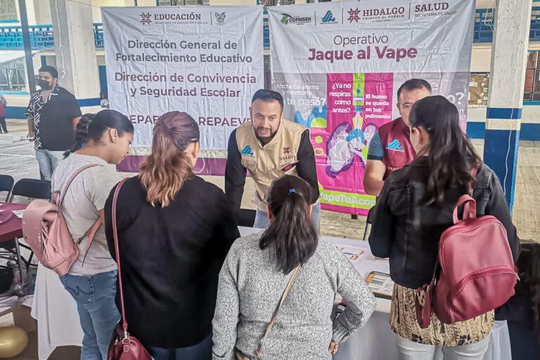 Impulsan SSH y Copriseh, campaña federal “Jaque al Vape”