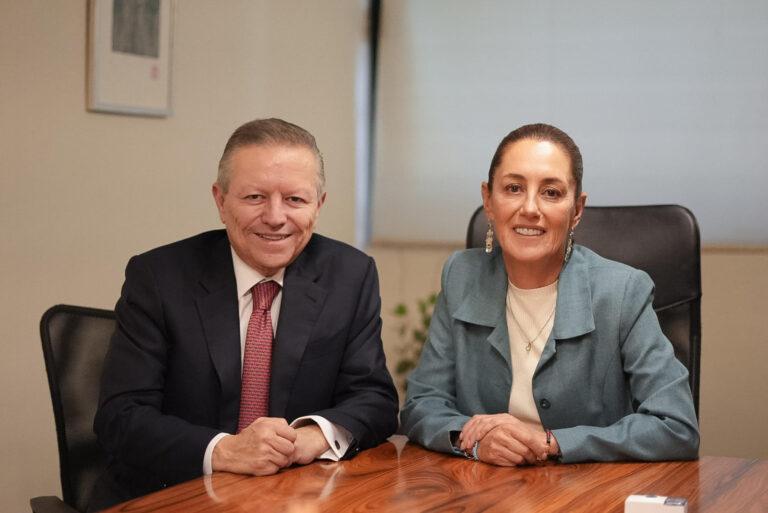 Claudia Sheinbaum se reunió con Arturo Zaldívar Claudia Sheinbaum se reunió con Arturo Zaldívar