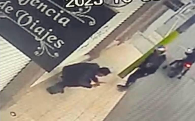 Captan en video intento de asalto y disparo hacia un varón