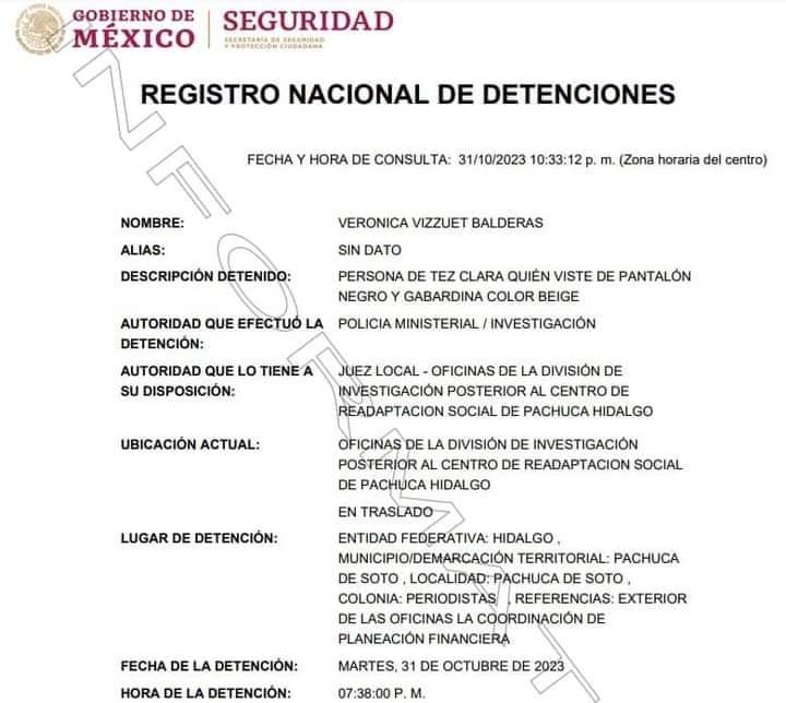 Capturan a coordinadora de planeación financiera por desvío de 12 millones de pesos