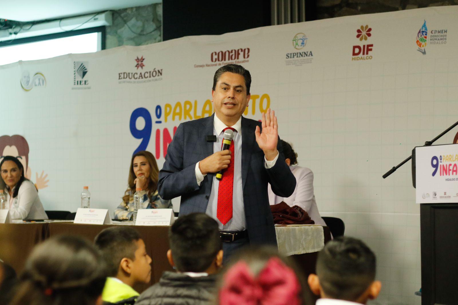 CONGRESO DEL ESTADO DE HIDALGO INICIA 9° PARLAMENTO INFANTIL