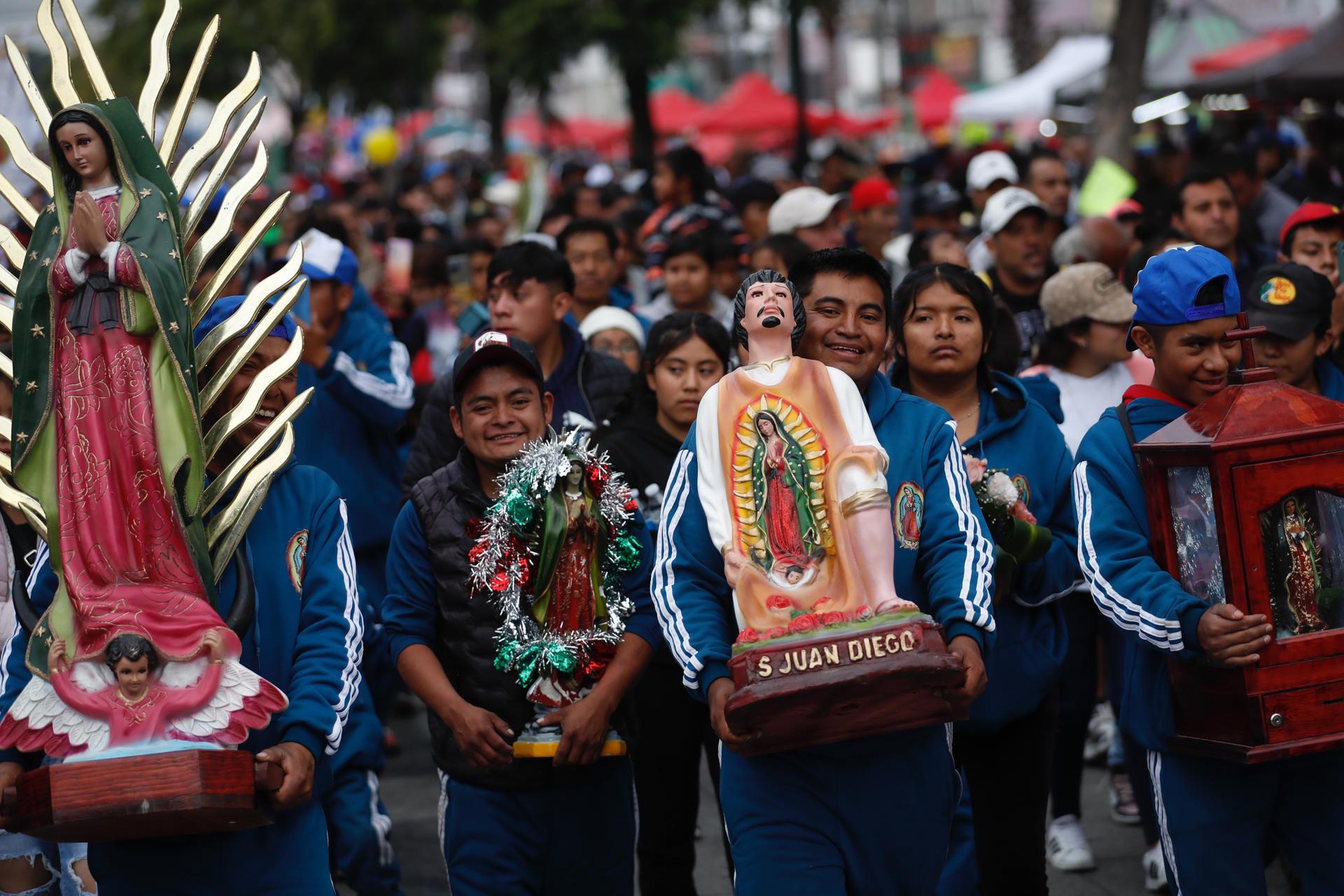 México espera recibir 11 millones de peregrinos que venerarán a la Virgen de Guadalupe