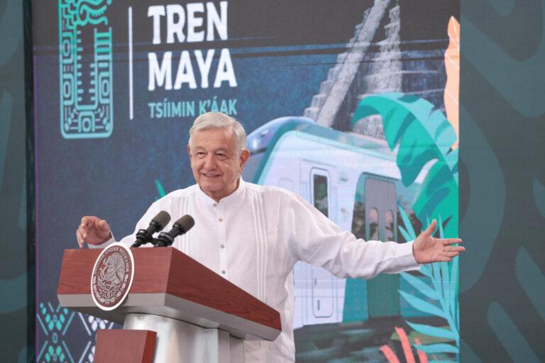 López Obrador inaugura primer tramo del Tren Maya entre críticas de ecologistas López Obrador inaugura primer tramo del Tren Maya entre críticas de ecologistas