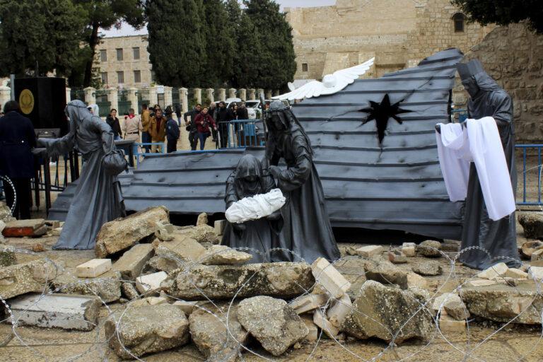 Triste Navidad en Belén por la guerra en Gaza Triste Navidad en Belén por la guerra en Gaza