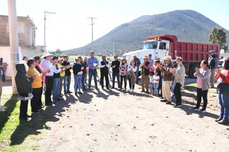 Supervisan obras ejecutadas en diversas localidades de la demarcación