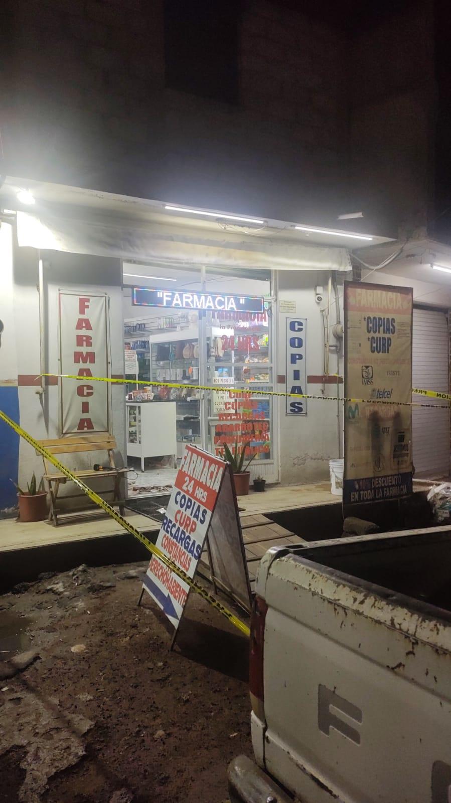 En violento asalto a mano armada en una Farmacia, muere un hombre y una mujer