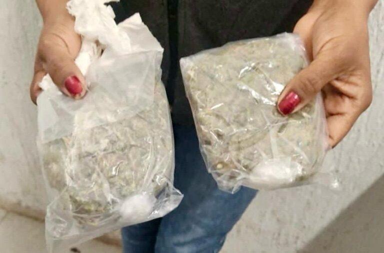 Mujer, iba a meter droga al penal de Pachuca Mujer, iba a meter droga al penal de Pachuca