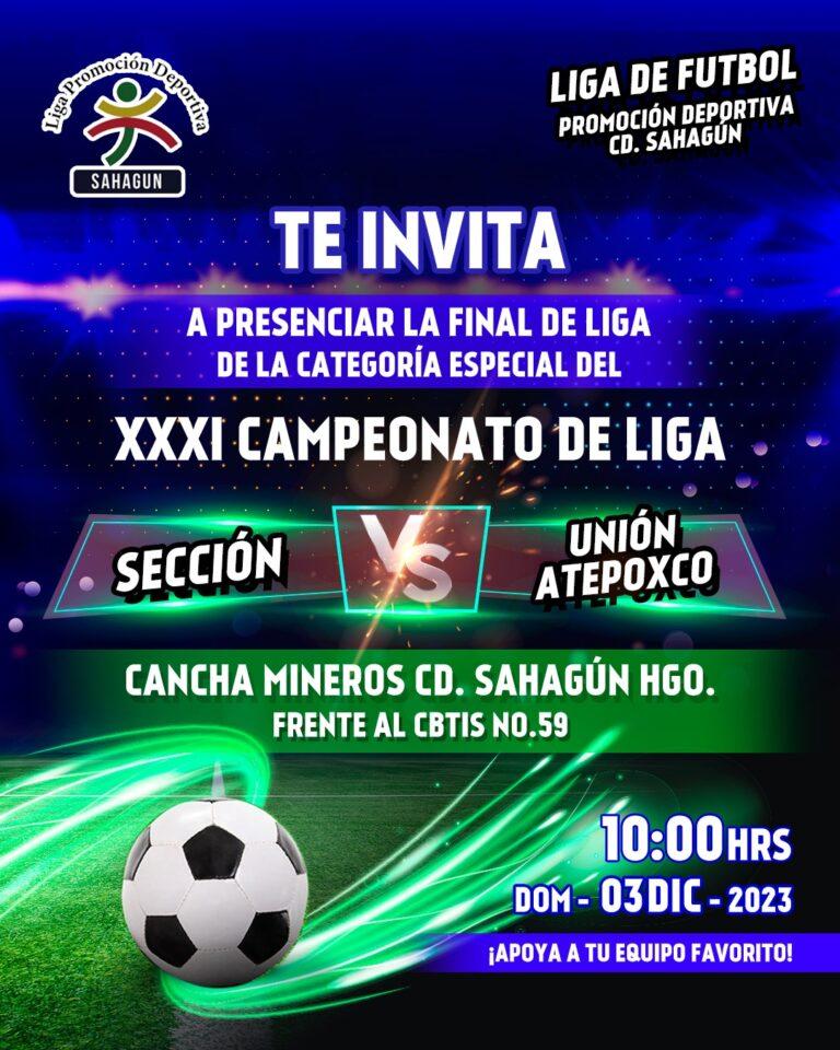 Liga de fútbol “Promoción Deportiva”, prepara su gran final Liga de fútbol “Promoción Deportiva”, prepara su gran final