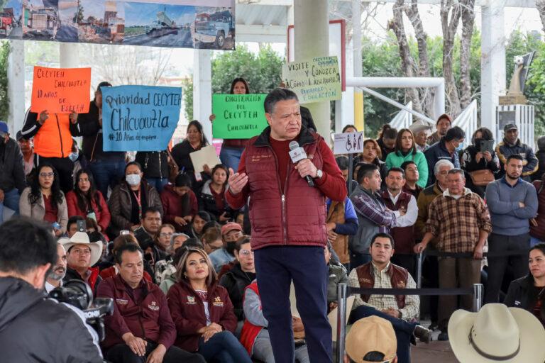 Rutas de la Transformación en Mixquiahuala, con obra pública y apoyos directos Rutas de la Transformación en Mixquiahuala, con obra pública y apoyos directos