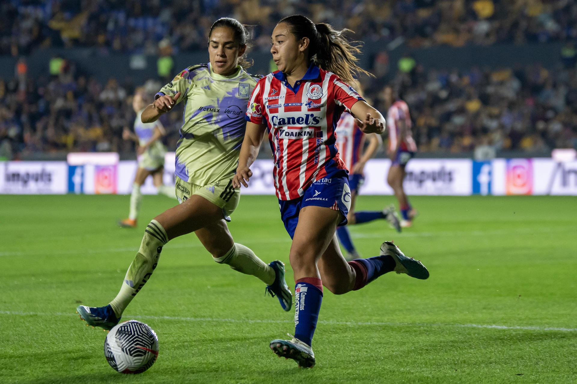 Con Jenni Hermoso como testigo, las campeonas Tigres debutan con victoria sobre San Luis