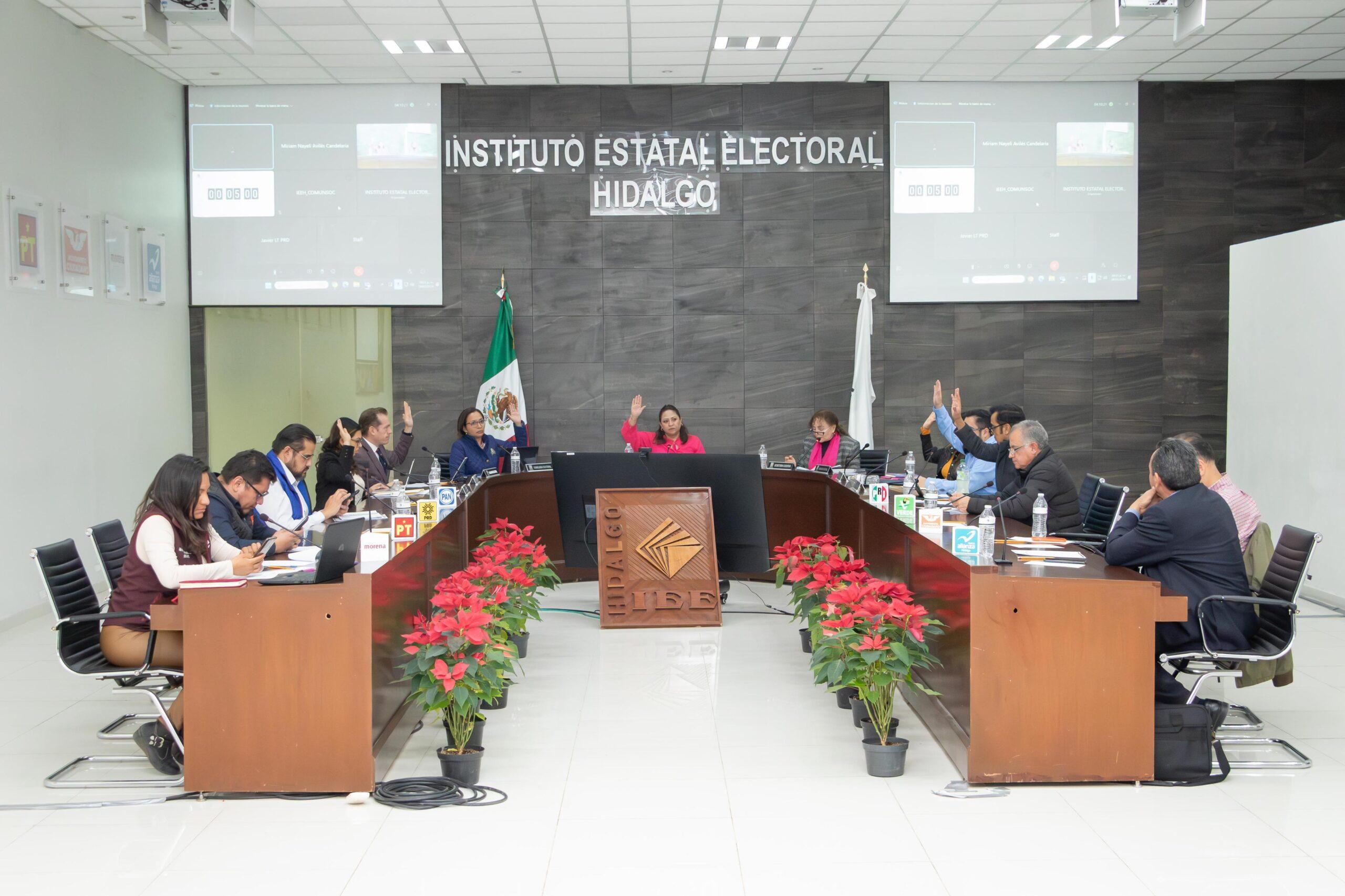 IEEH aprueba modificación a Reglas Inclusivas de Postulación de Candidaturas para las Elecciones Hidalgo 2024