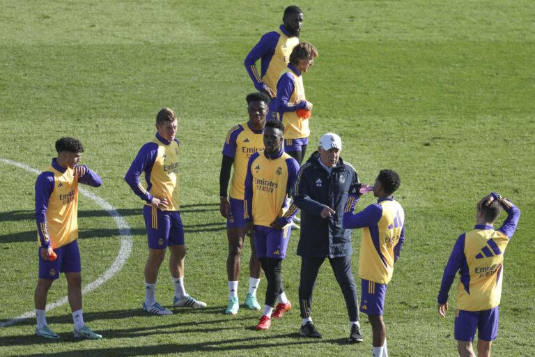 El Real Madrid arranca 2024 con un entrenamiento matinal El Real Madrid arranca 2024 con un entrenamiento matinal