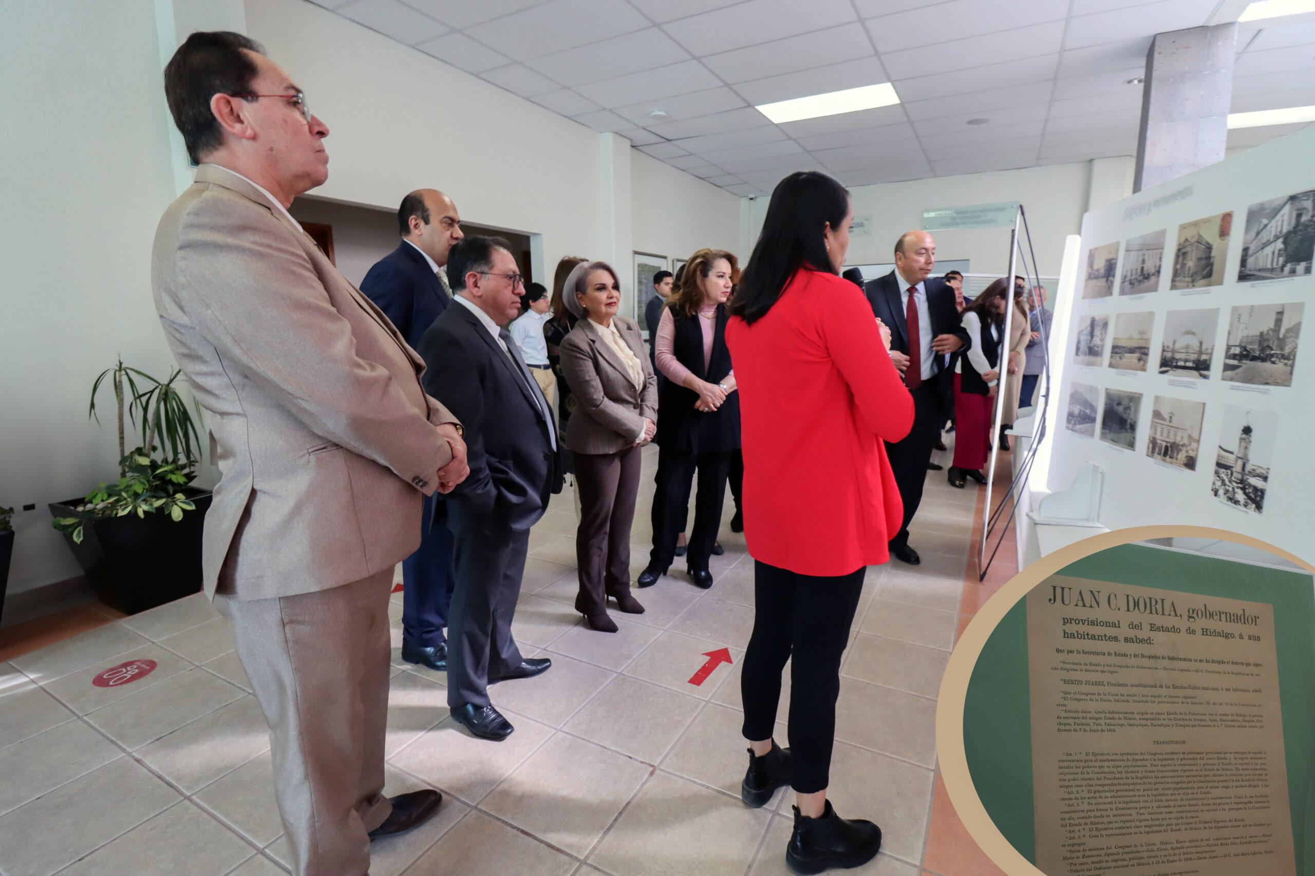 Invita Poder Judicial a visitar Exposición Conmemorativa del 155 Aniversario de la Creación del Estado de Hidalgo 