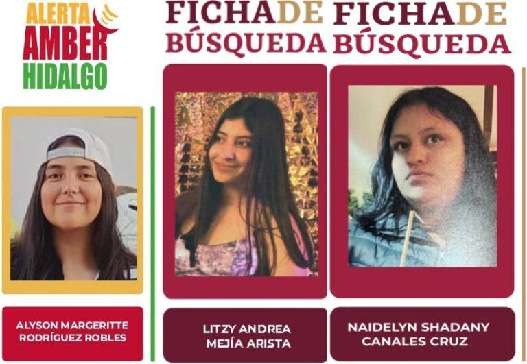 Denuncian desaparición de tres mujeres y un hombre, dos son menores de edad Denuncian desaparición de tres mujeres y un hombre, dos son menores de edad