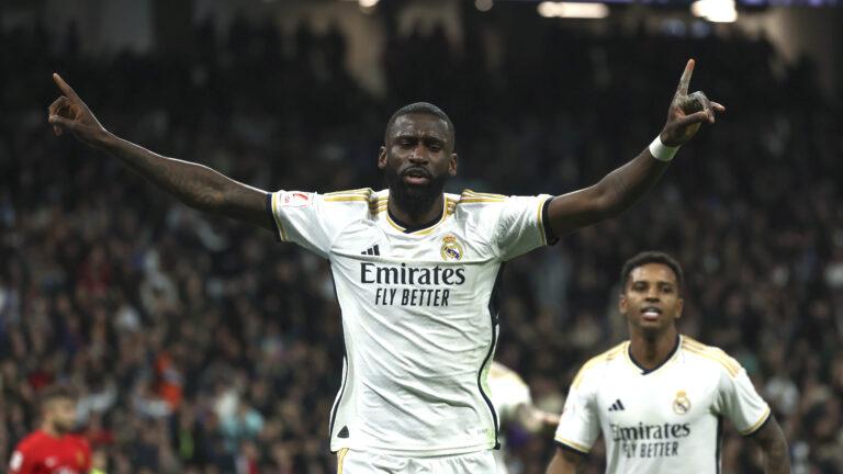 Rüdiger salva el clásico tropiezo de enero ante el Mallorca de Javier Aguirre Rüdiger salva el clásico tropiezo de enero ante el Mallorca de Javier Aguirre