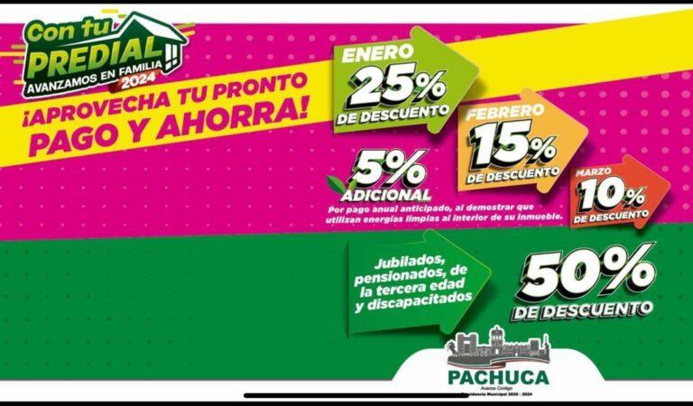 Habrá descuentos en el pago de predial durante tres meses