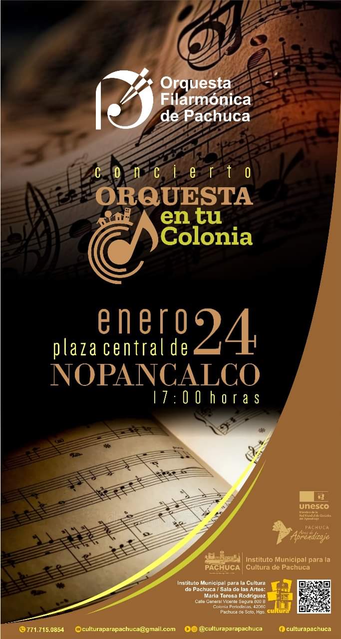 Forma parte de la Filarmónica de Pachuca y ven al próximo concierto Forma parte de la Filarmónica de Pachuca y ven al próximo concierto