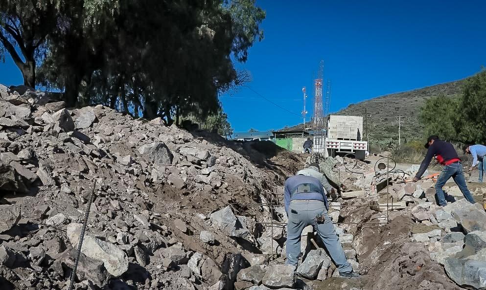 Ejecuta Caasim obras hídricas en Pachuca