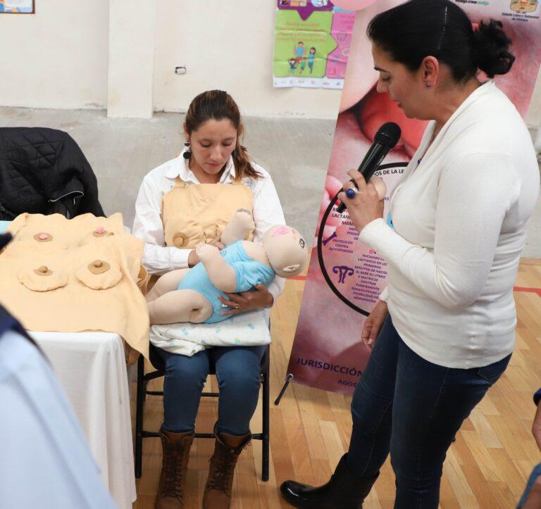 Fomentan la lactancia materna mediante colocación de lactarios