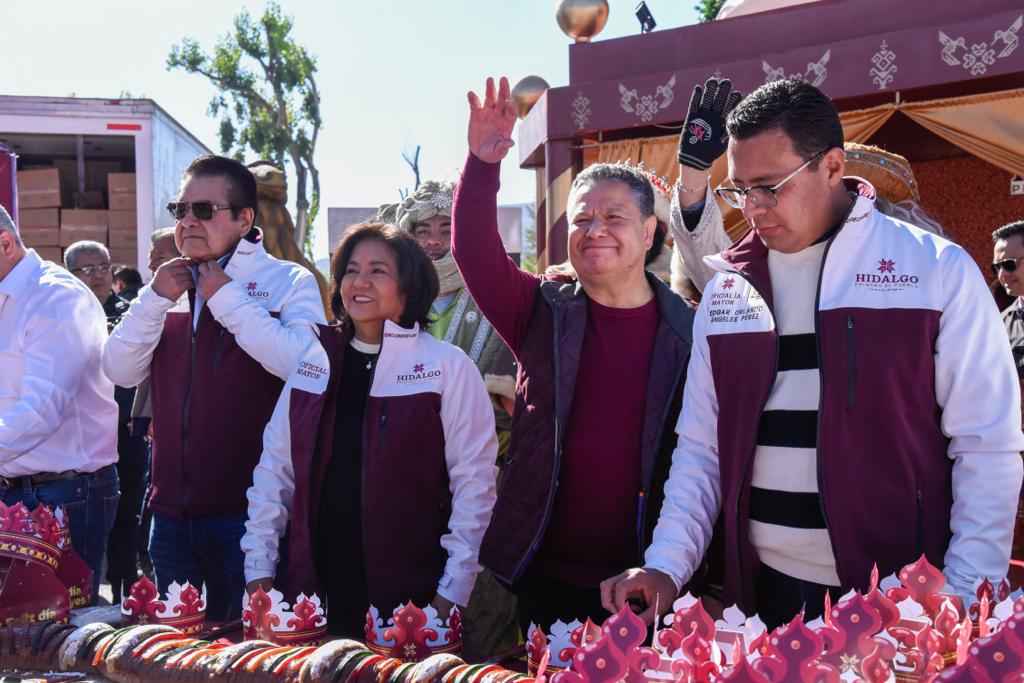 Gobierno de Hidalgo entrega mil 700 bicicletas durante Día de Reyes