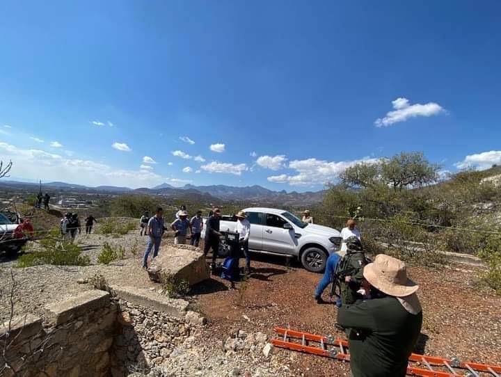 Reportan hallazgo de restos humanos en un respiradero de un tiro de mina Reportan hallazgo de restos humanos en un respiradero de un tiro de mina