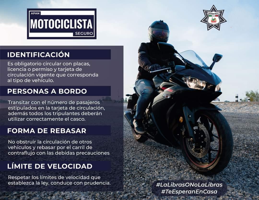 Emiten campaña de concientización hacia los motociclistas