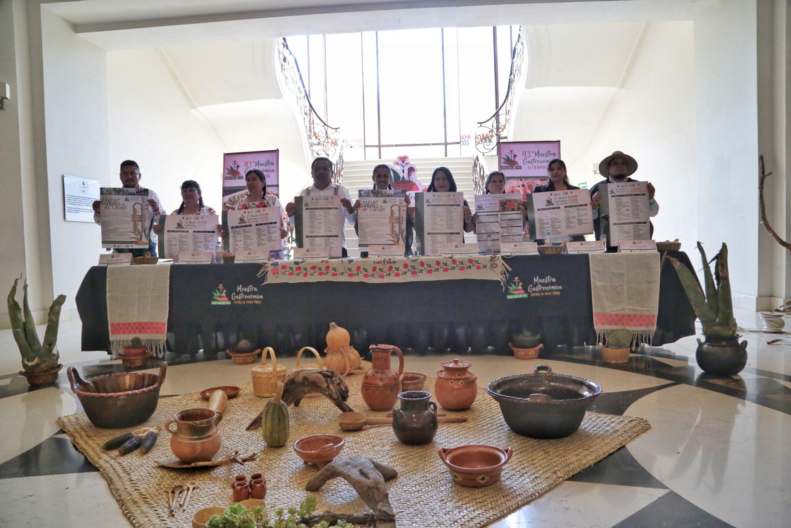 Presentan en Los Pinos 43 Muestra Gastronómica de Santiago de Anaya