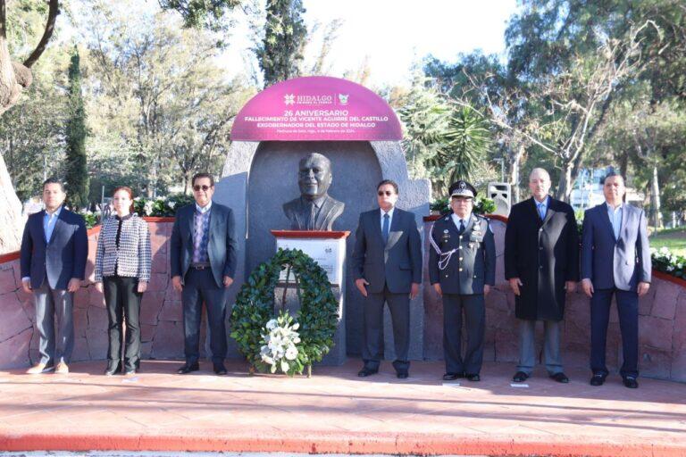 Conmemoran aniversario luctuoso del exgobernador Vicente Aguirre