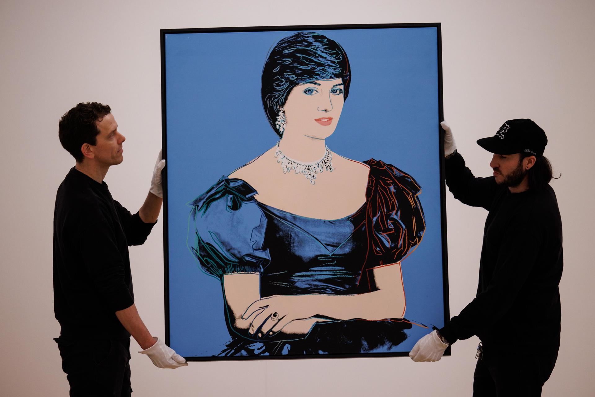 A subasta el singular retrato que Andy Warhol hizo de Diana de Gales