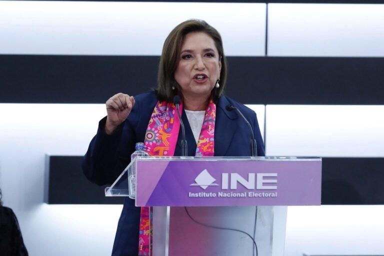 La opositora Xóchitl Gálvez asegura que en “regiones” de México ya hay “narcoelecciones” La opositora Xóchitl Gálvez asegura que en “regiones” de México ya hay “narcoelecciones”